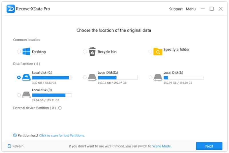 Choose a location - Advanced Hard Drive Data Recovery Methods