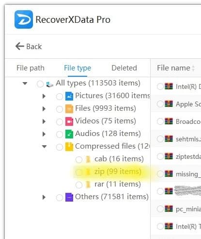 Scan and Recover Lost or Corrupted Zip Files