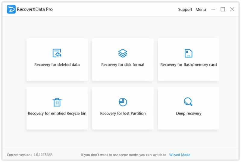 Launch RecoverXData and Select the SD Card -Recovery of RAW Pictures from SD Cards Using Windows